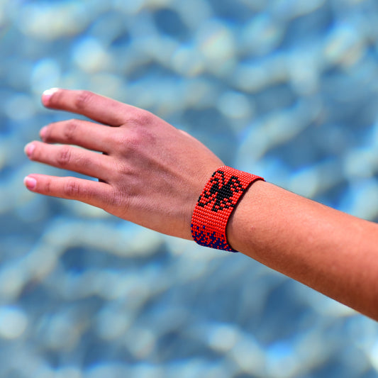 Spiderman Beaded Loom Bracelet: Andrew Garfield Inspired