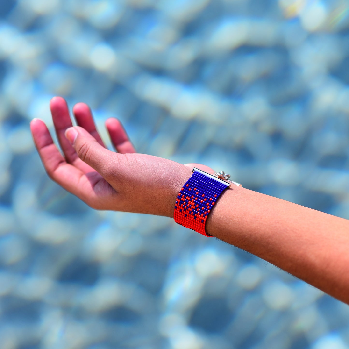 Spiderman Beaded Loom Bracelet: Andrew Garfield Inspired