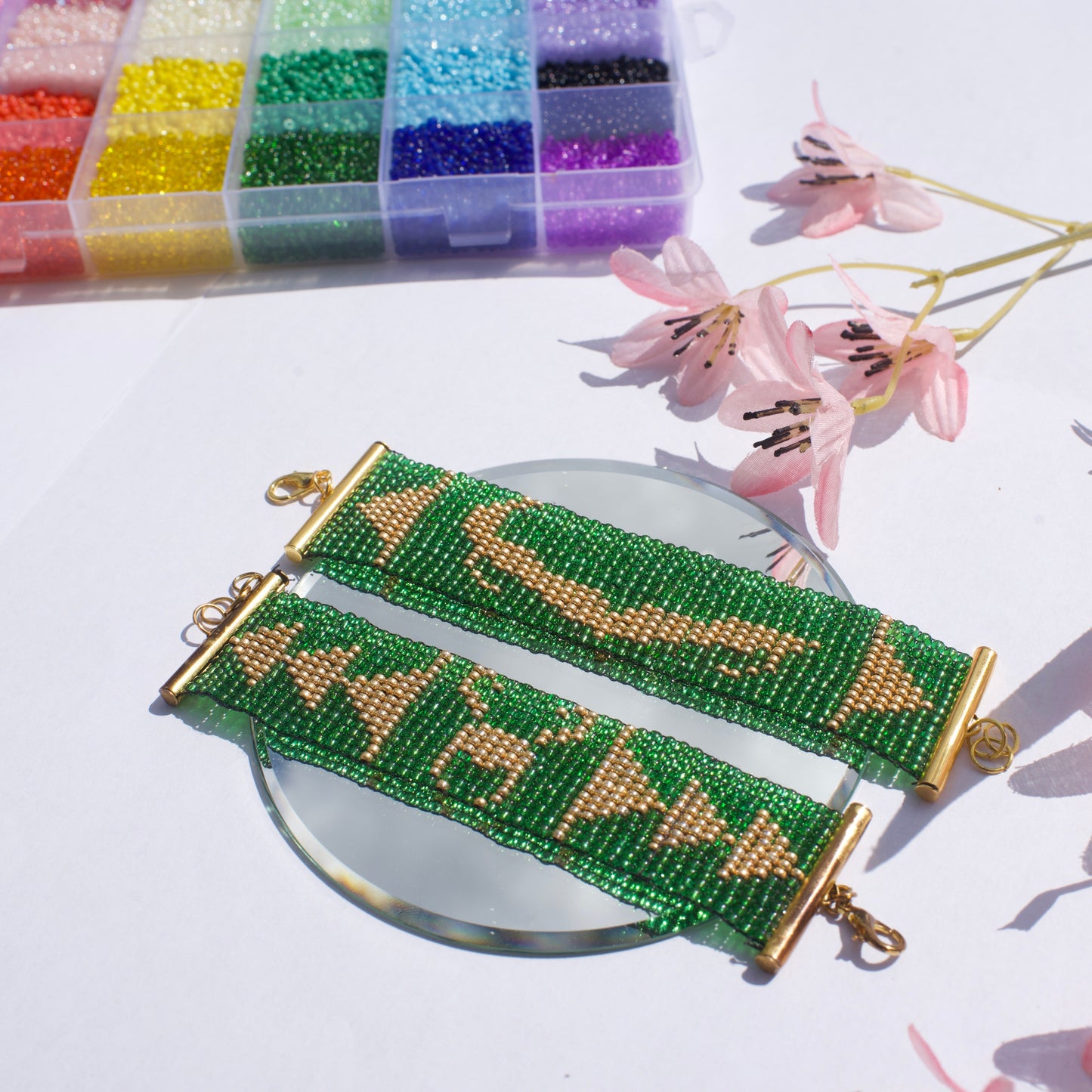 Marvel's Loki beaded loom bracelet