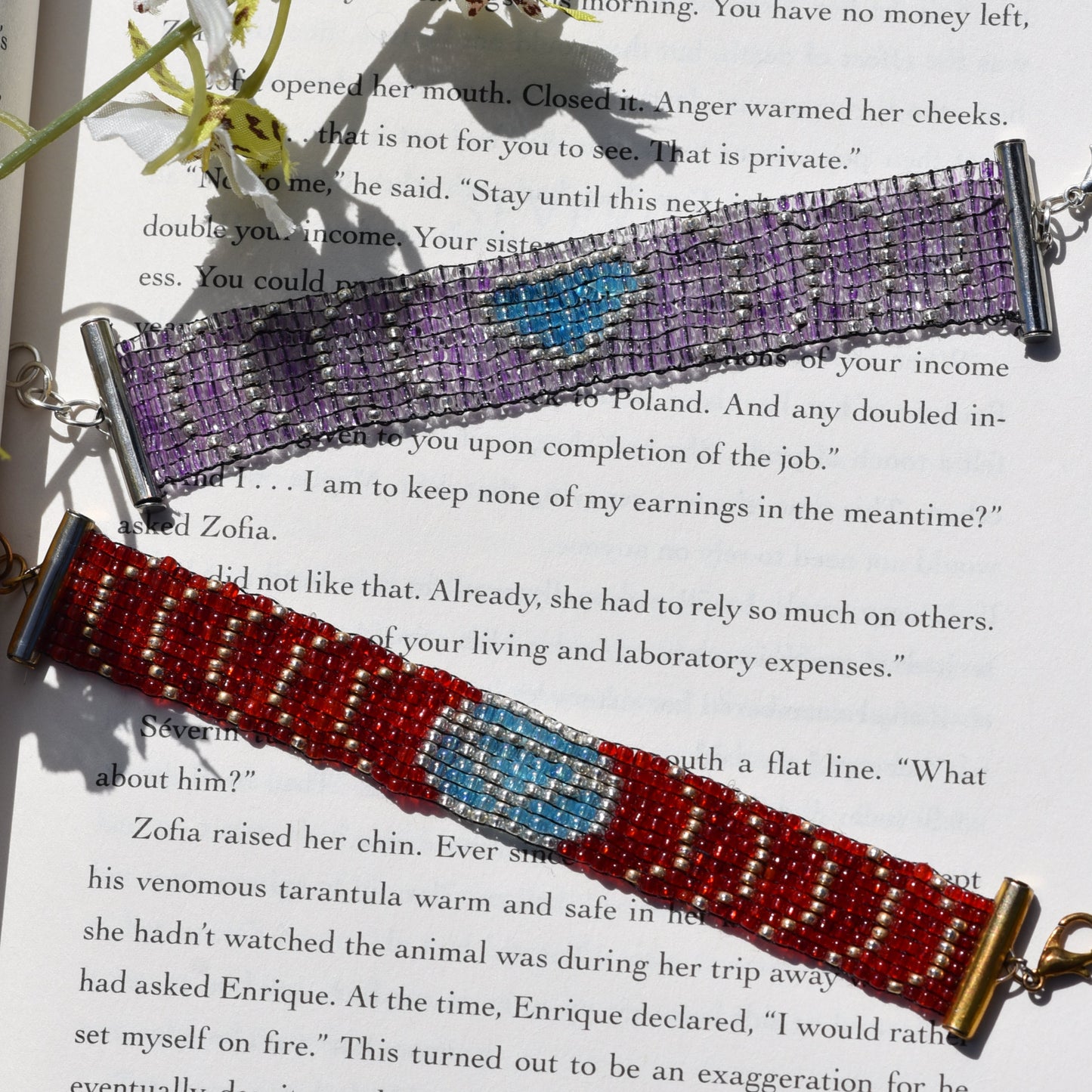Iron Man Inspired Beaded Loom Bracelet