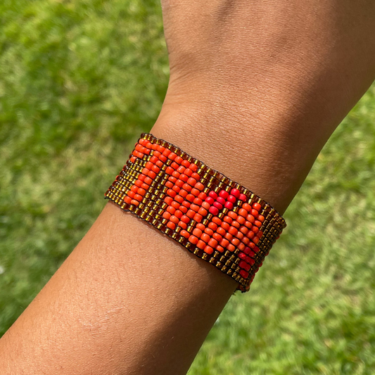 TVA Inspired Beaded Loom Bracelet