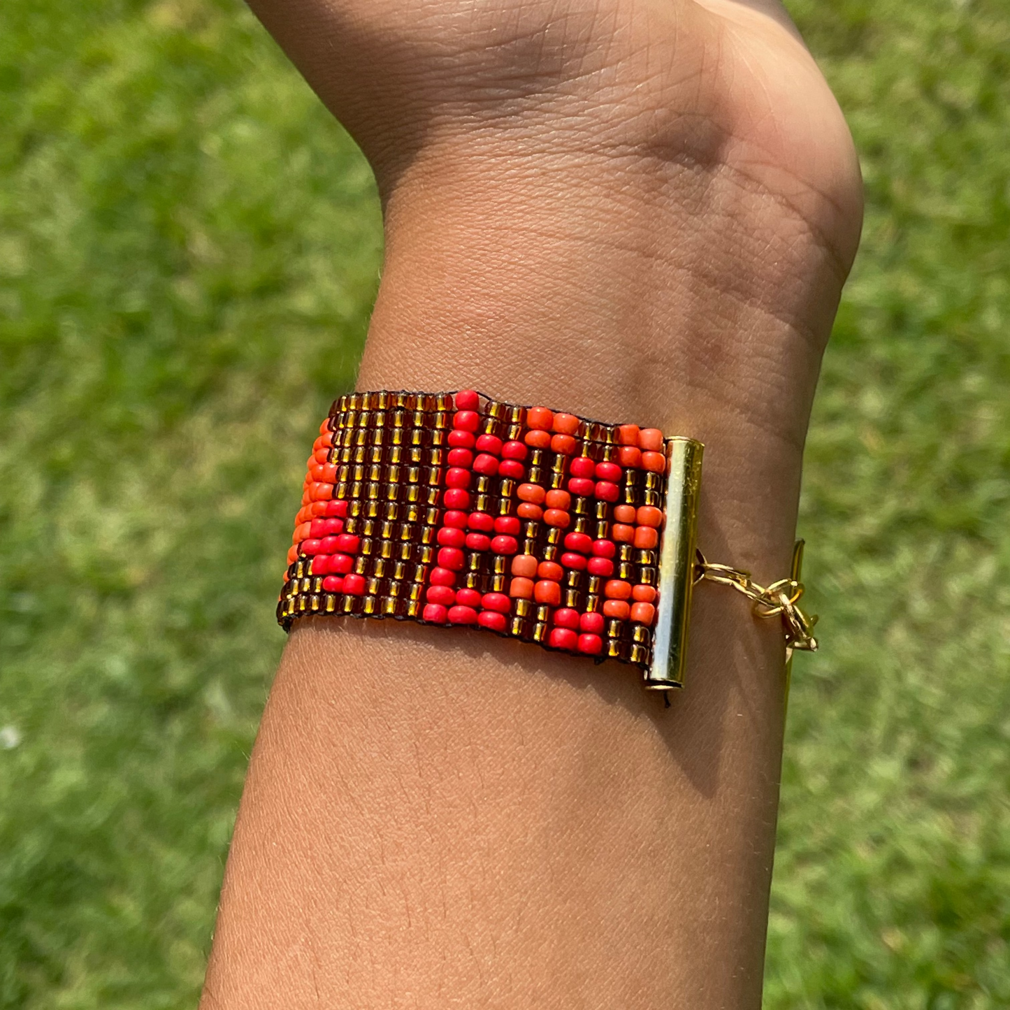TVA Inspired Beaded Loom Bracelet