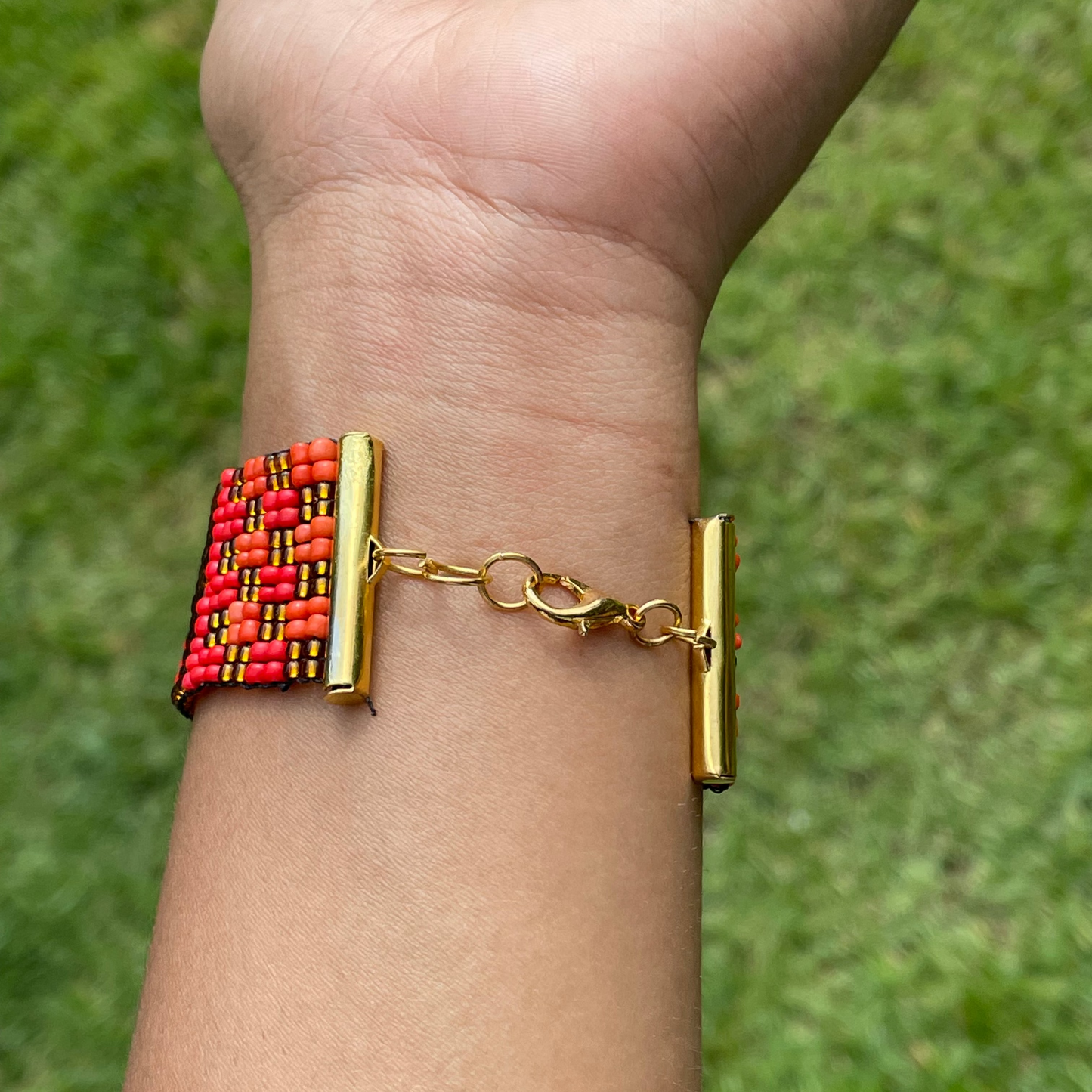TVA Inspired Beaded Loom Bracelet