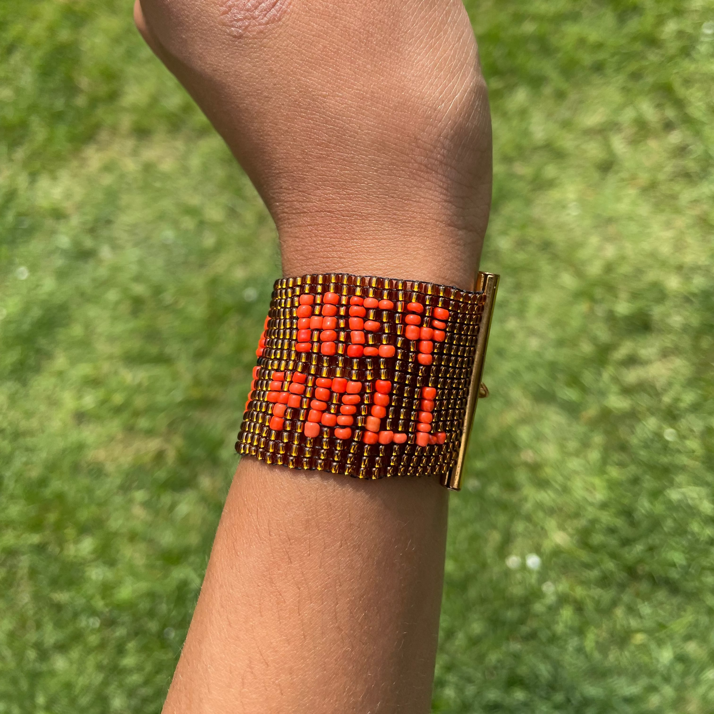 Miss Minutes Inspired Beaded Loom Bracelet