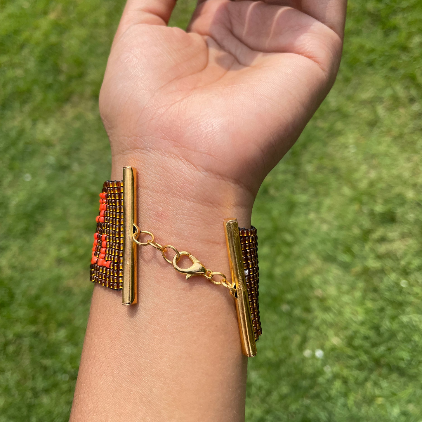 Miss Minutes Inspired Beaded Loom Bracelet