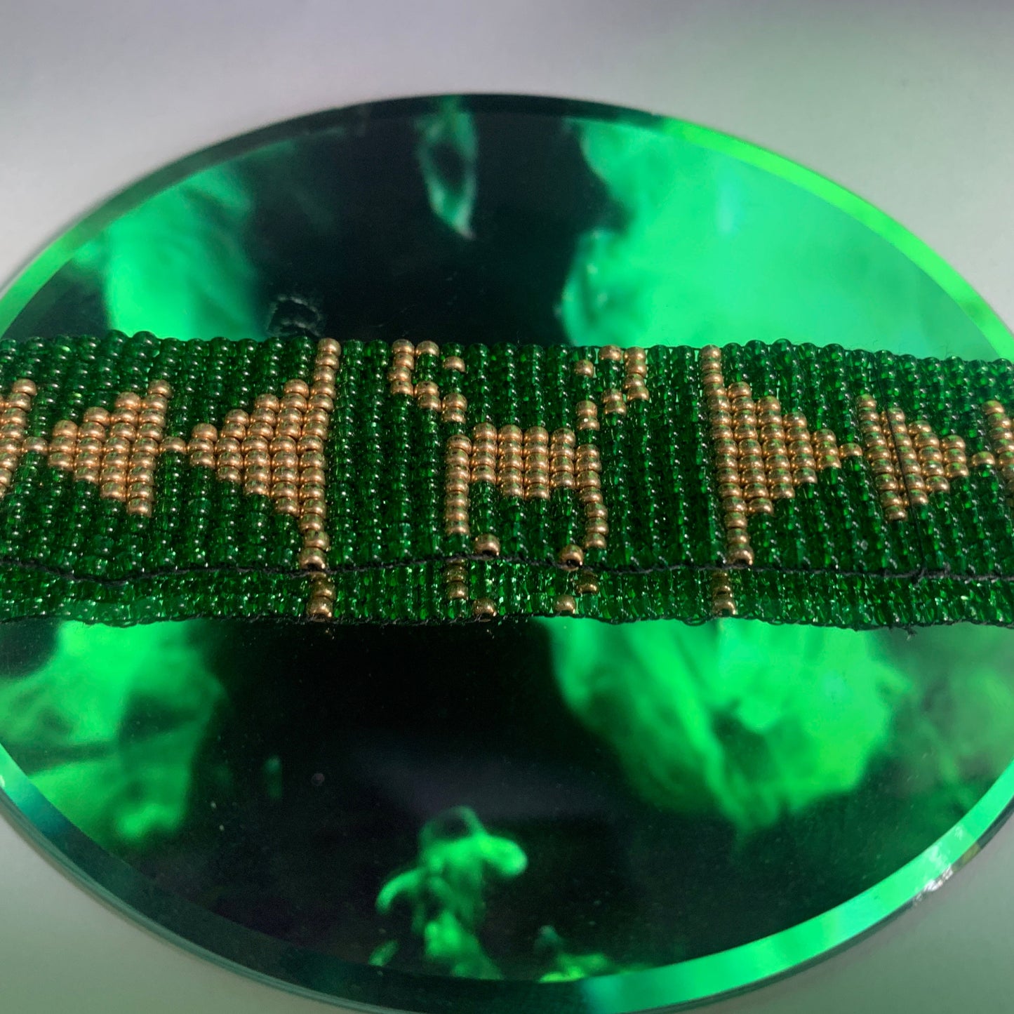 Marvel's Loki beaded loom bracelet