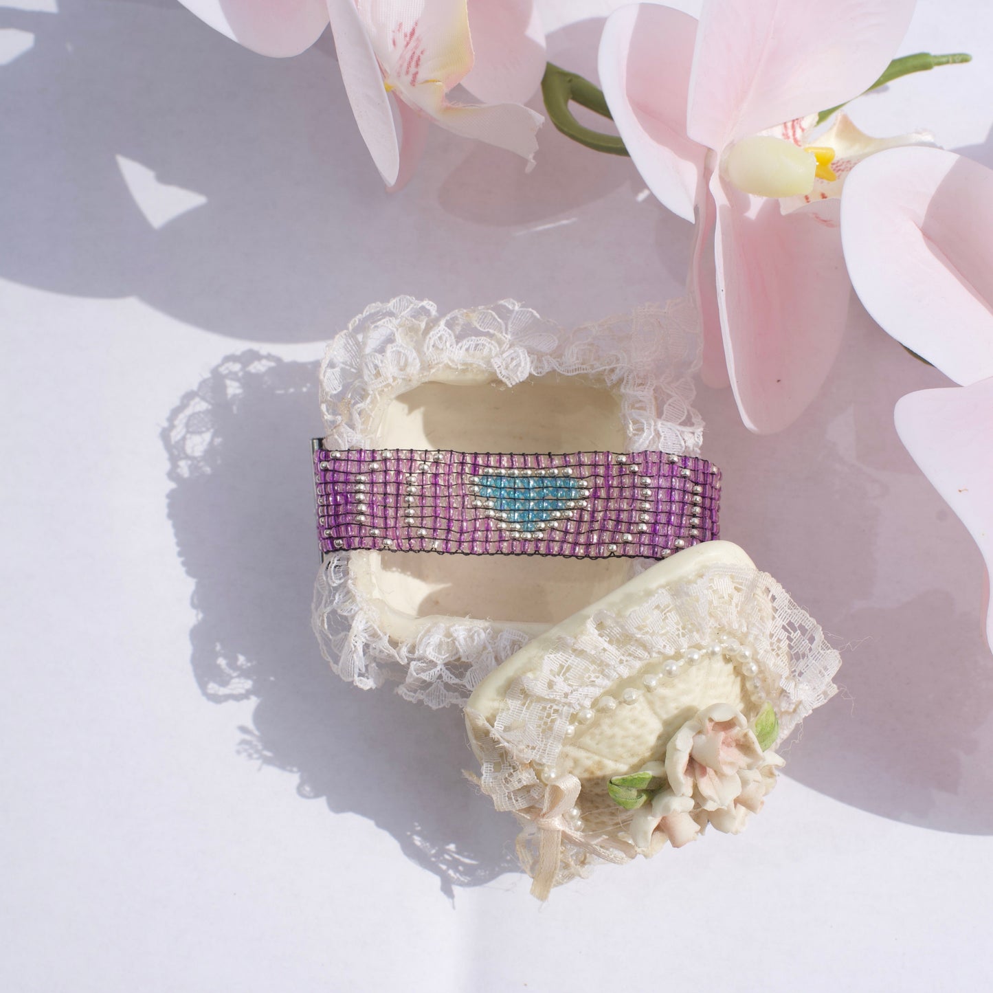 Pepper Potts Inspired Beaded Loom Bracelet