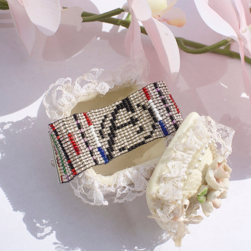 Avenger's Logo Beaded Loom Bracelet