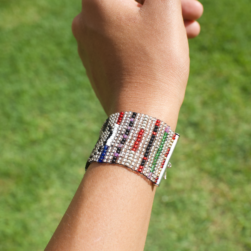 Avenger's Logo Beaded Loom Bracelet