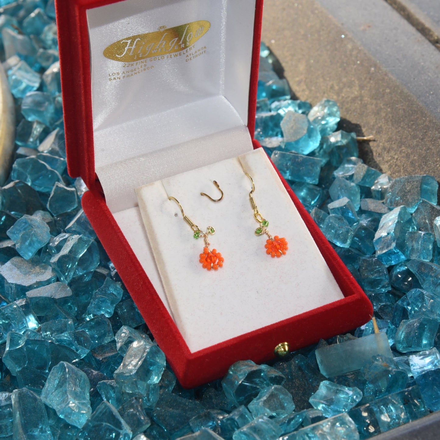 Halloween Pumpkin Themed Earrings