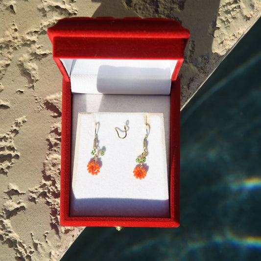 Halloween Pumpkin Themed Earrings