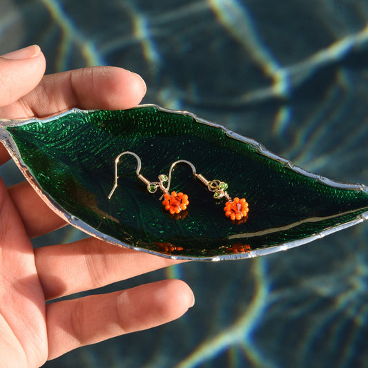 Halloween Pumpkin Themed Earrings