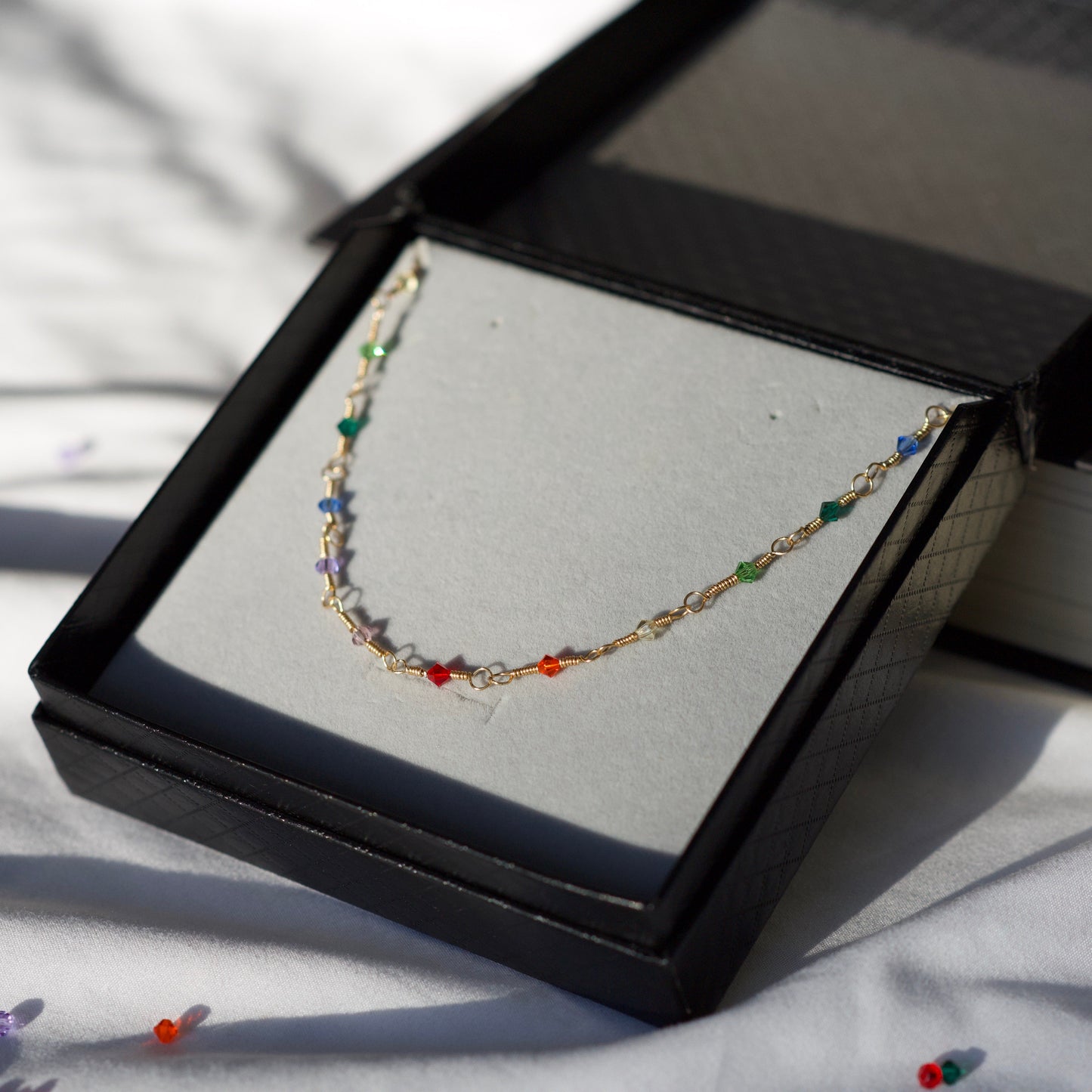 Crystal Rainbow Choker
